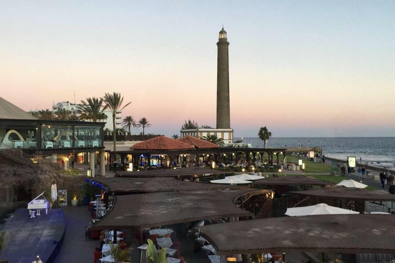 Tablero 401, Bonito Apartamento 8 Pax Cerca Playa Ingles Luaran gambar